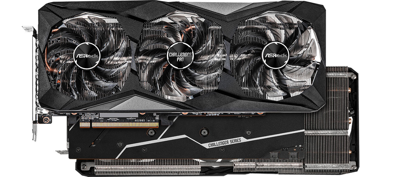 ASRock Radeon RX 6700 XT Challenger chłodzenie