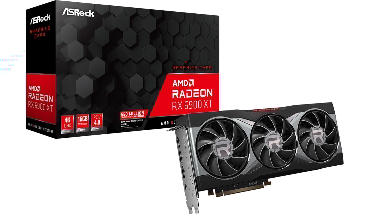 Karta graficzna AMD ASRock Radeon RX 6900 XT 16GB GDDR6 RX6900XT 16G