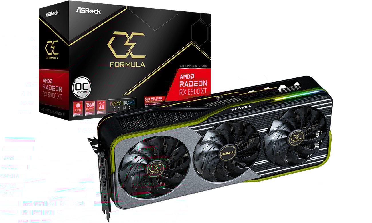 Karta graficzna AMD ASRock Radeon RX 6900 XT Formula OC 16GB GDDR6 RX6900XT OCF 16G