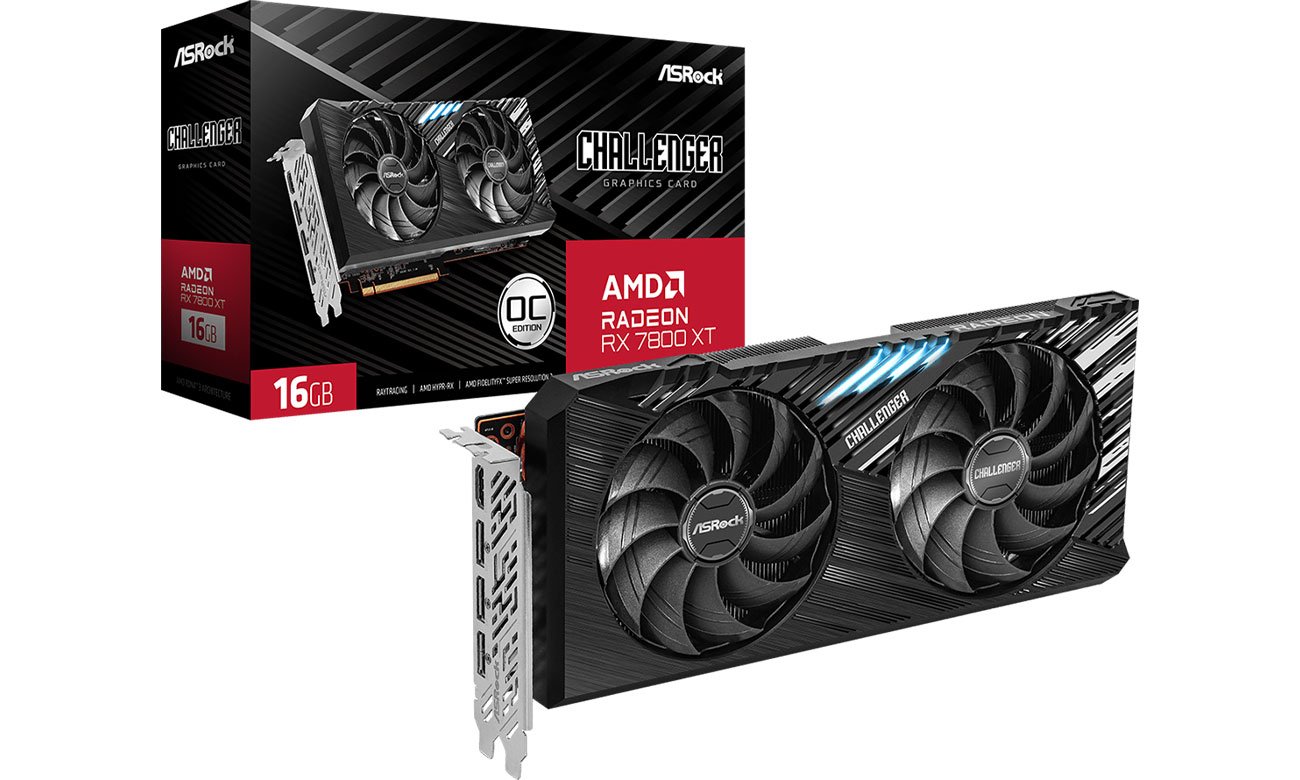 ASRock Radeon RX 7800 XT Challenger OC 16 GB GDDR6