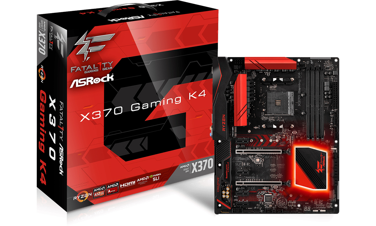 Płyta główna ASRock Fatal1ty X370 Gaming K4 Pudełko