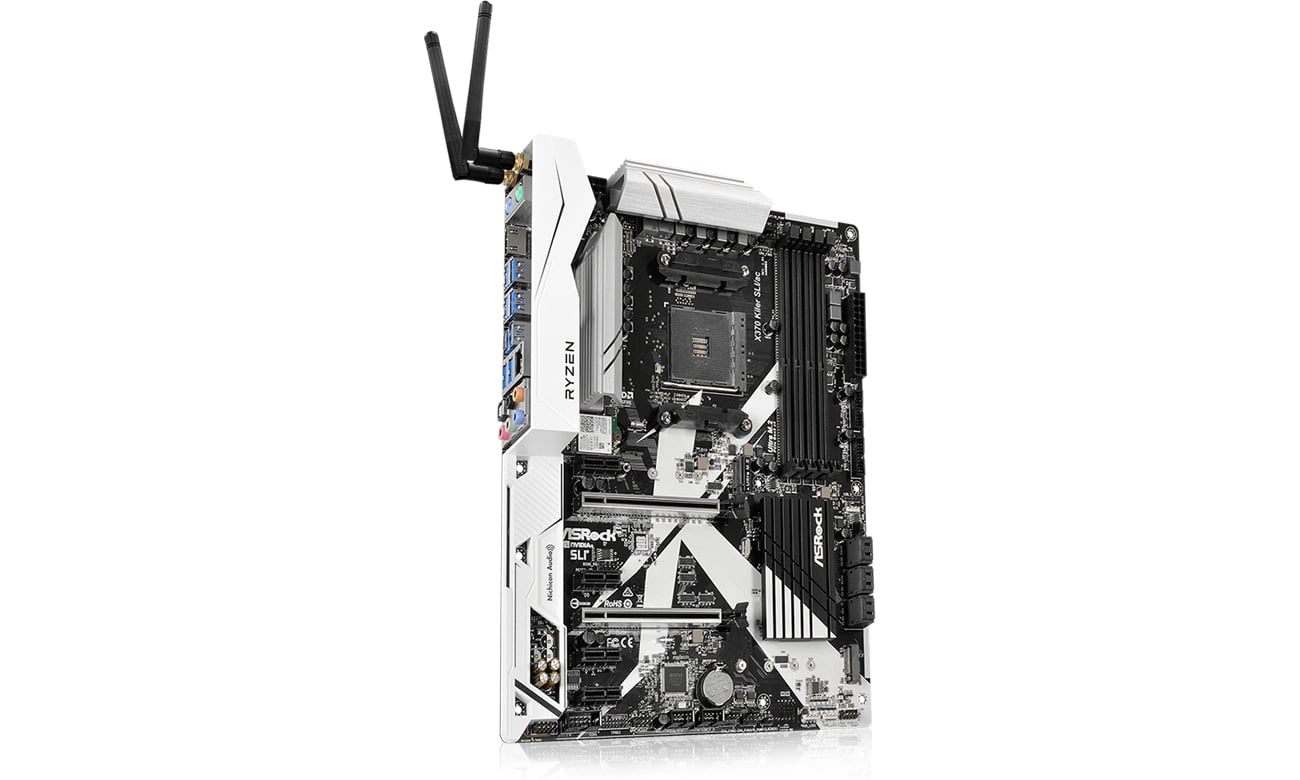 Płyta główna ASRock X370 Killer SLI/ac Przód anteny