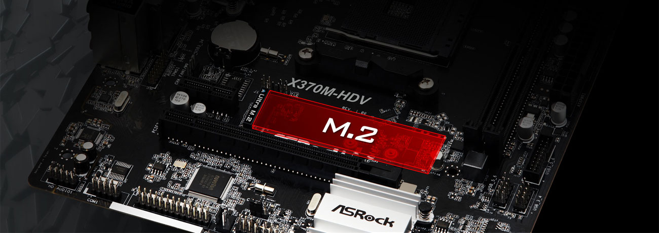 ASRock X370M-HDV Złącze M.2