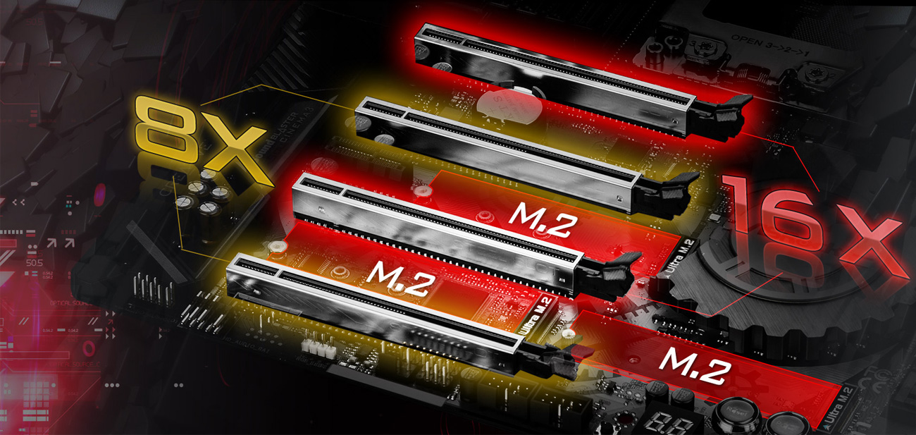 ASRock X399 TAICHI Ultra M.2 PCIe Steel Slot