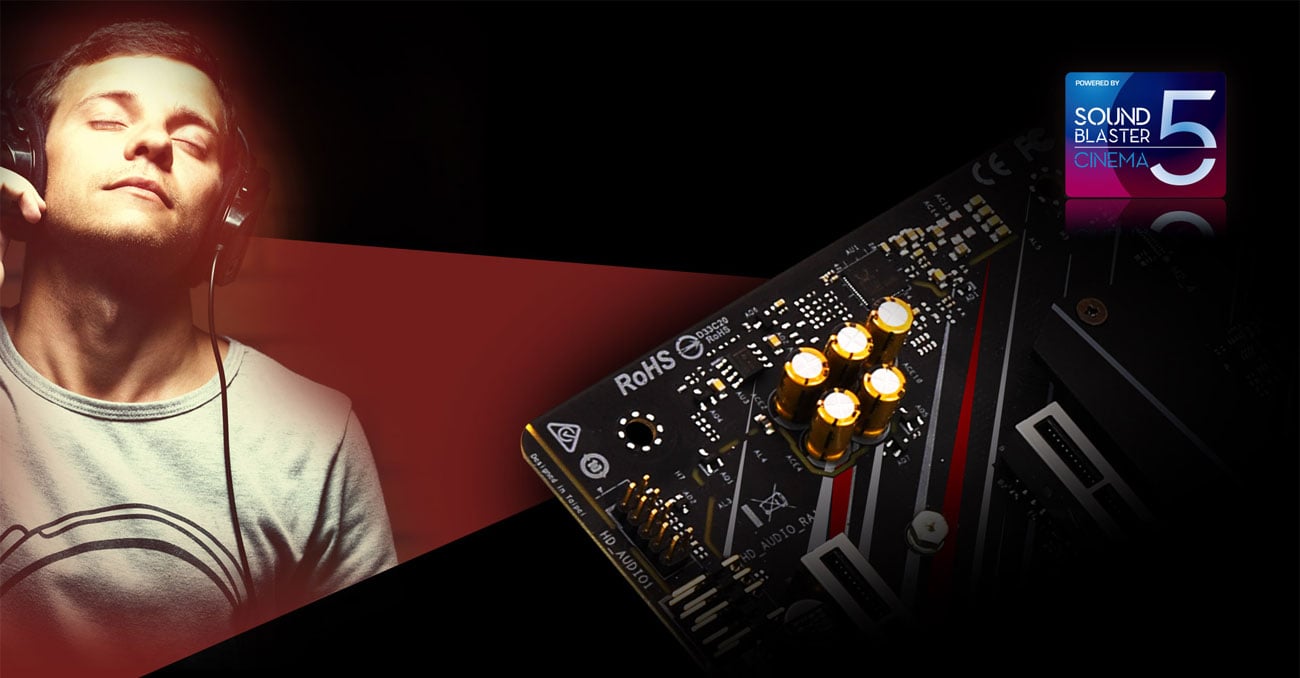ASRock X399 Phantom Gaming 6 Układ audio