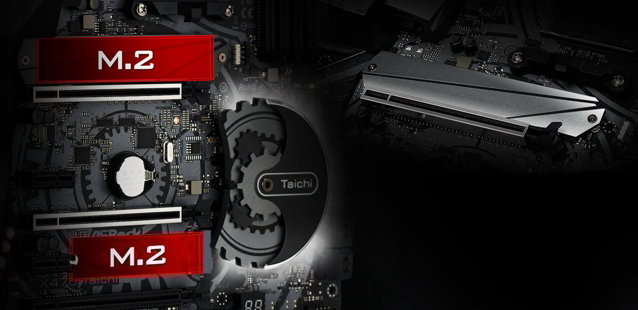 ASRock X470 Taichi Złącze Ultra M.2