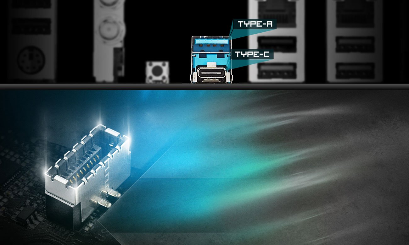 ASRock X470 Taichi Złącza USB