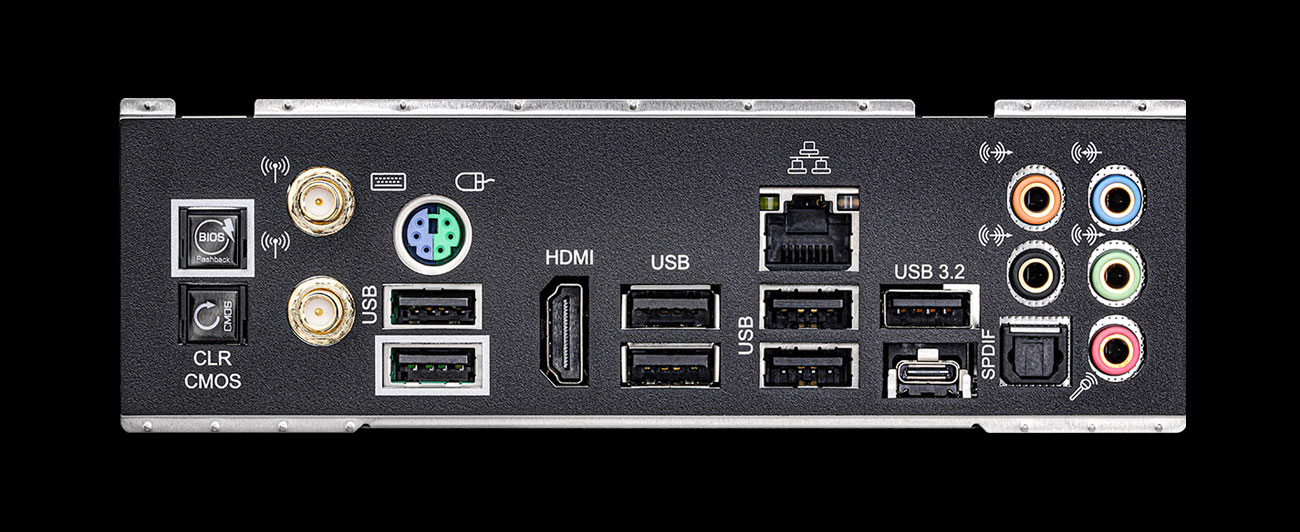 ASRock X570 Taichi Razer Edition - Złącza