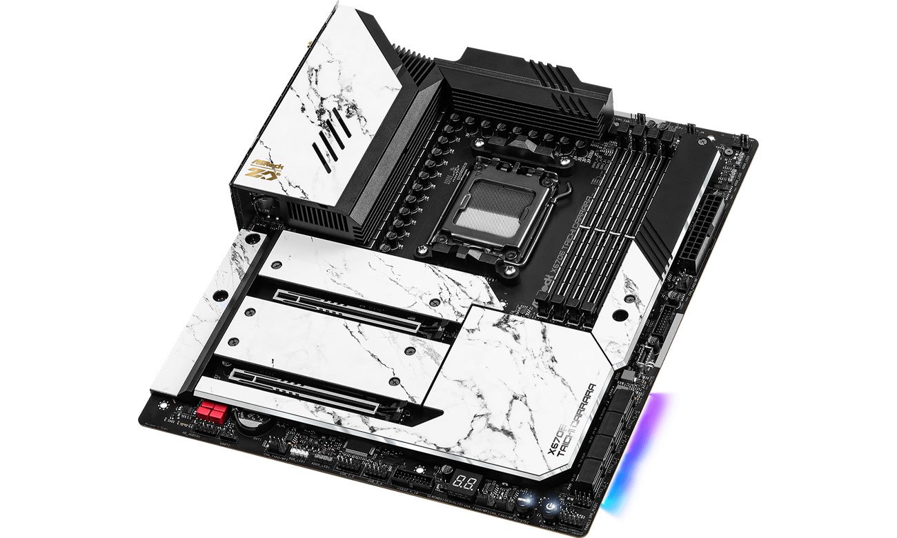 ASRock X670E Taichi Carrara Złącza