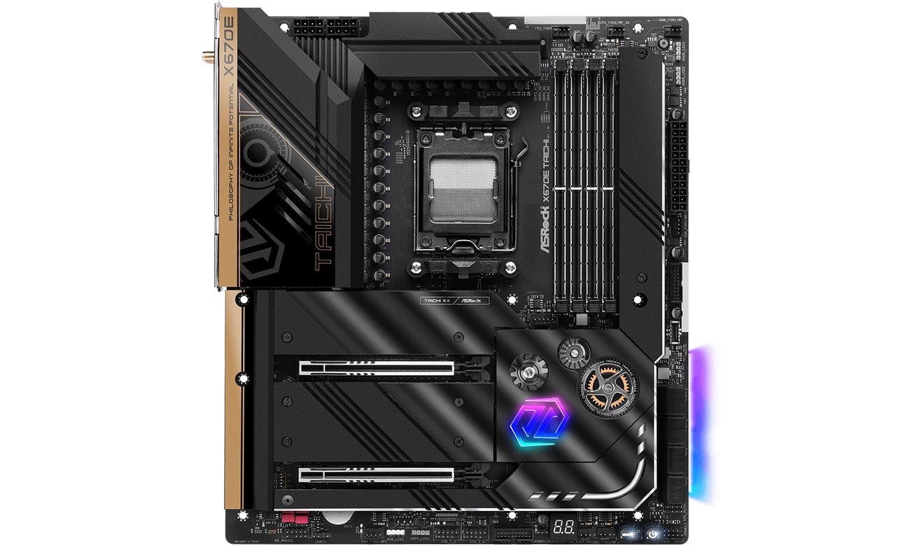 ASRock X670E Taichi Chłodzenie