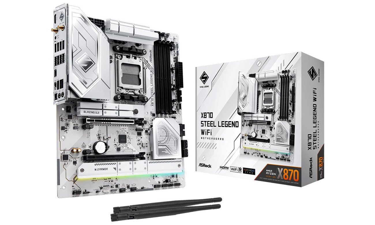 ASRock X870 Steel Legend WiFi - Widok ogólny