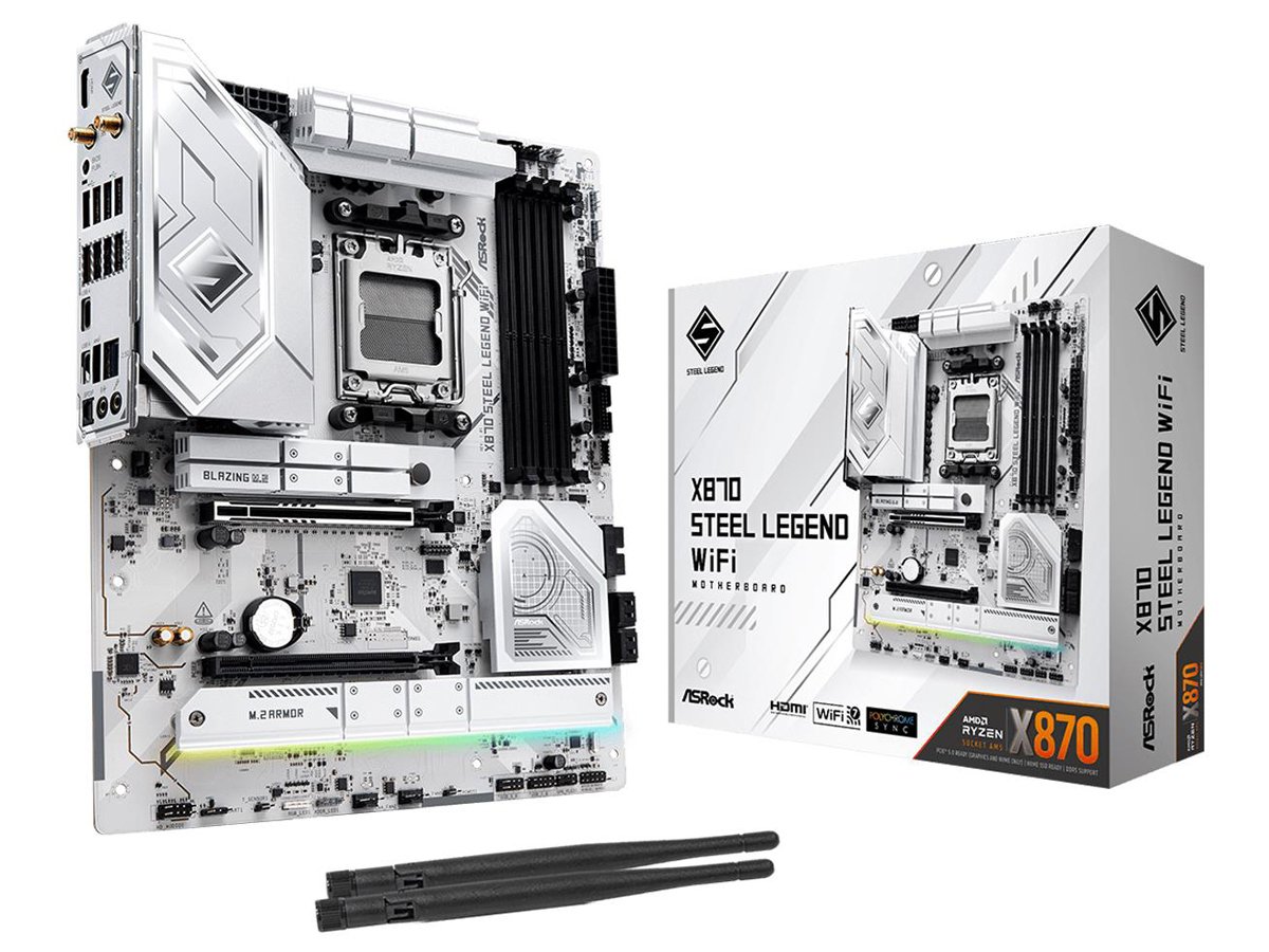 ASRock X870 Steel Legend WiFi - Widok ogólny