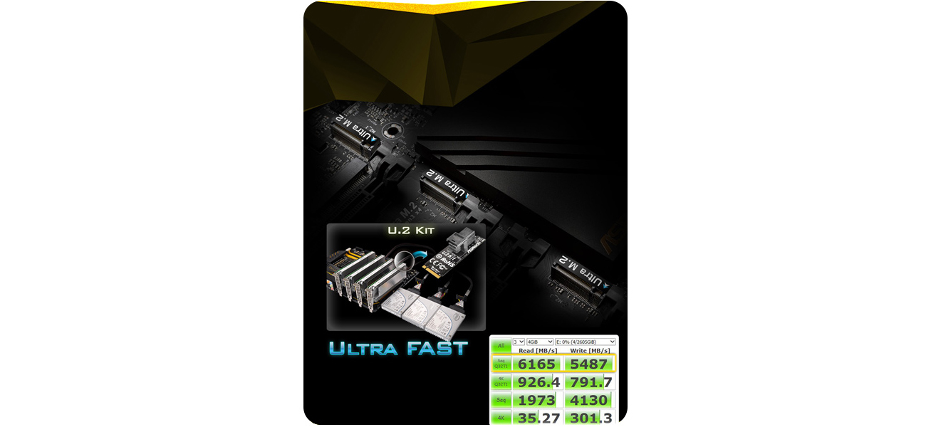 PCIe Gen3 x4 Ultra M.2