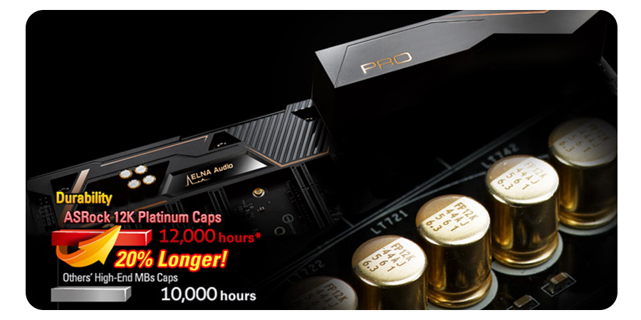 Platynowe kondensatory Nichicon 12K