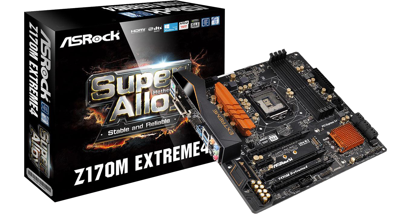 Płyta główna Socket 1151 ASRock Z170M EXTREME 4 (Z170 3xPCI-E DDR4)
