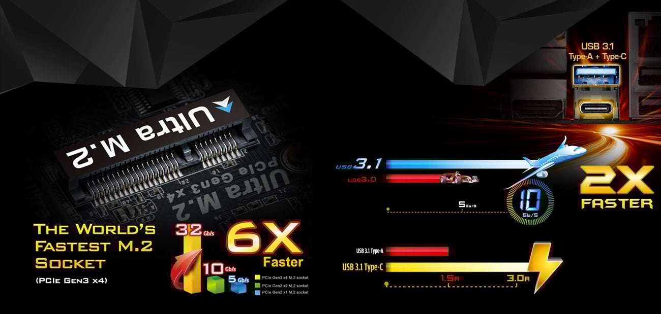 ASRock Z170M EXTREME 4 Ultra M.2 USB 3.1 USB-C