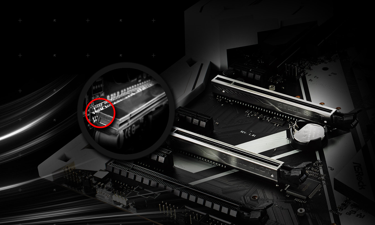 ASRock Z270M EXTREME4 stalowe sloty PCI-E