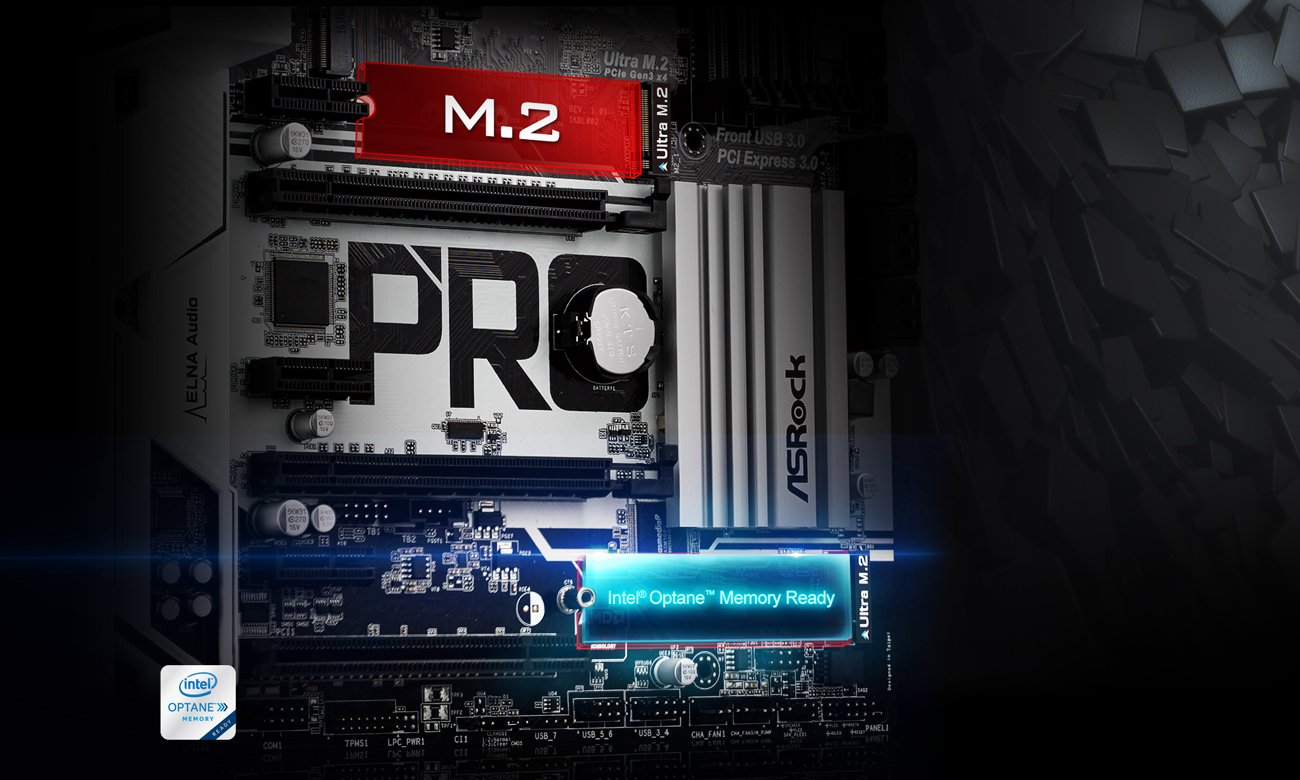 ASRock Z270 PRO4 sloty M.2 dla SSD