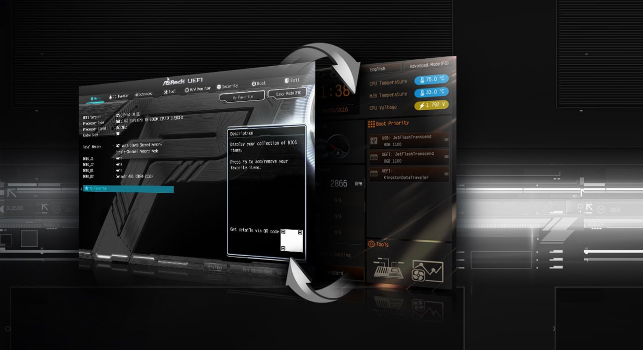 ASRock Z270 PRO4 UEFI oraz Tryb EZ