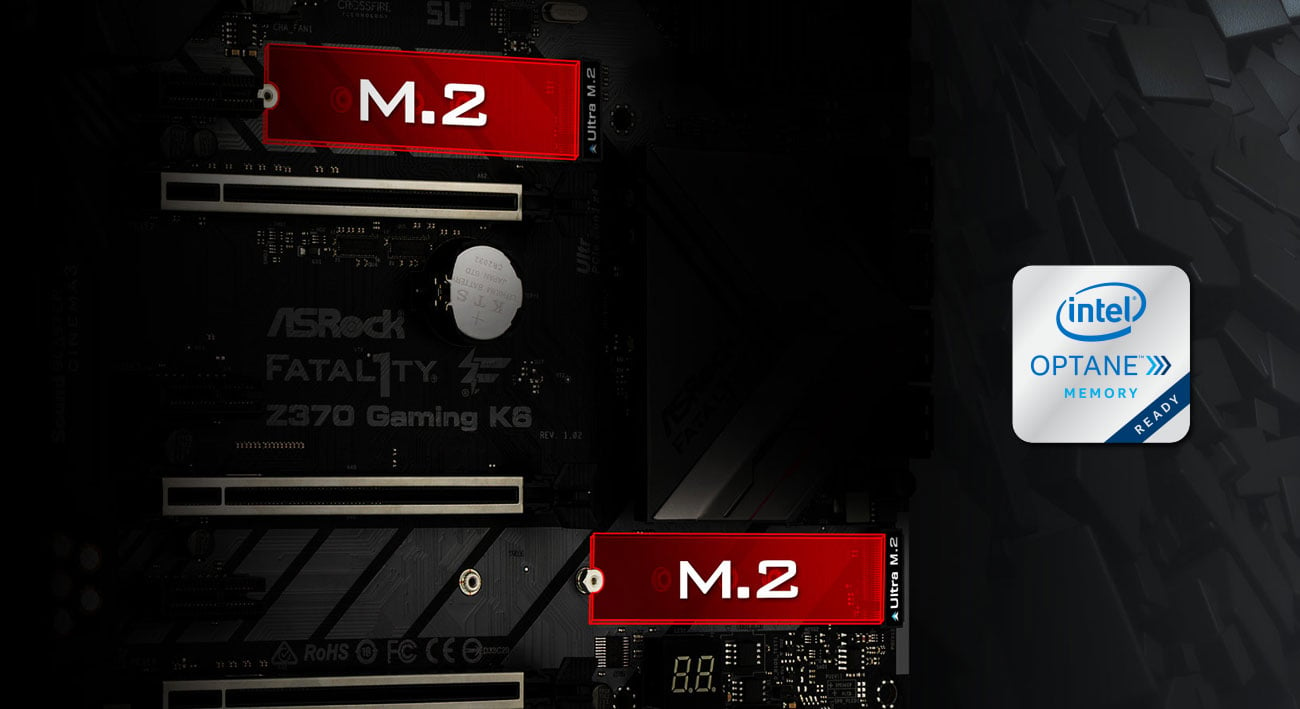 ASRock Z370 Gaming K6 Ultra M.2 Intel Optane