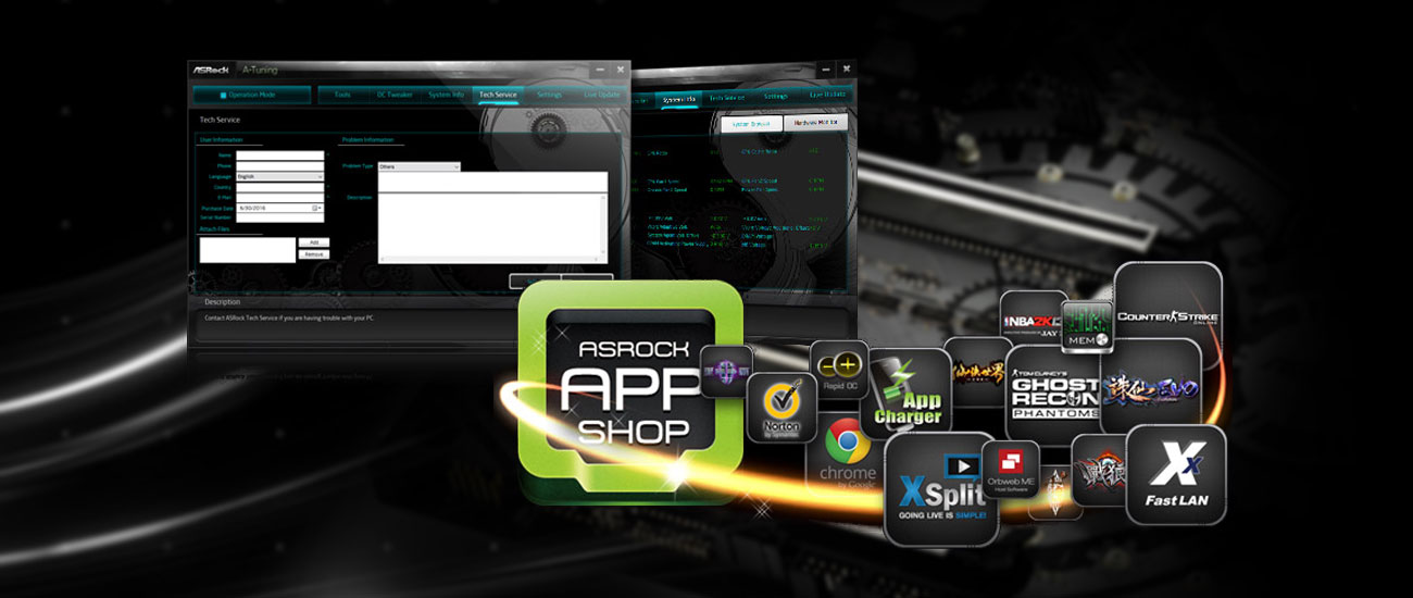 Płyta główna ASRock Z370 Taichi app shop