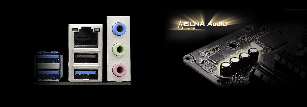 ASRock Z370M Pro4 ELNA Audio
