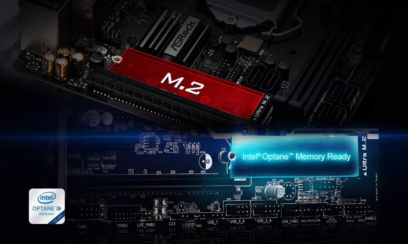ASRock Z370M-ITX/AC Ultra M.2, Intel Optane