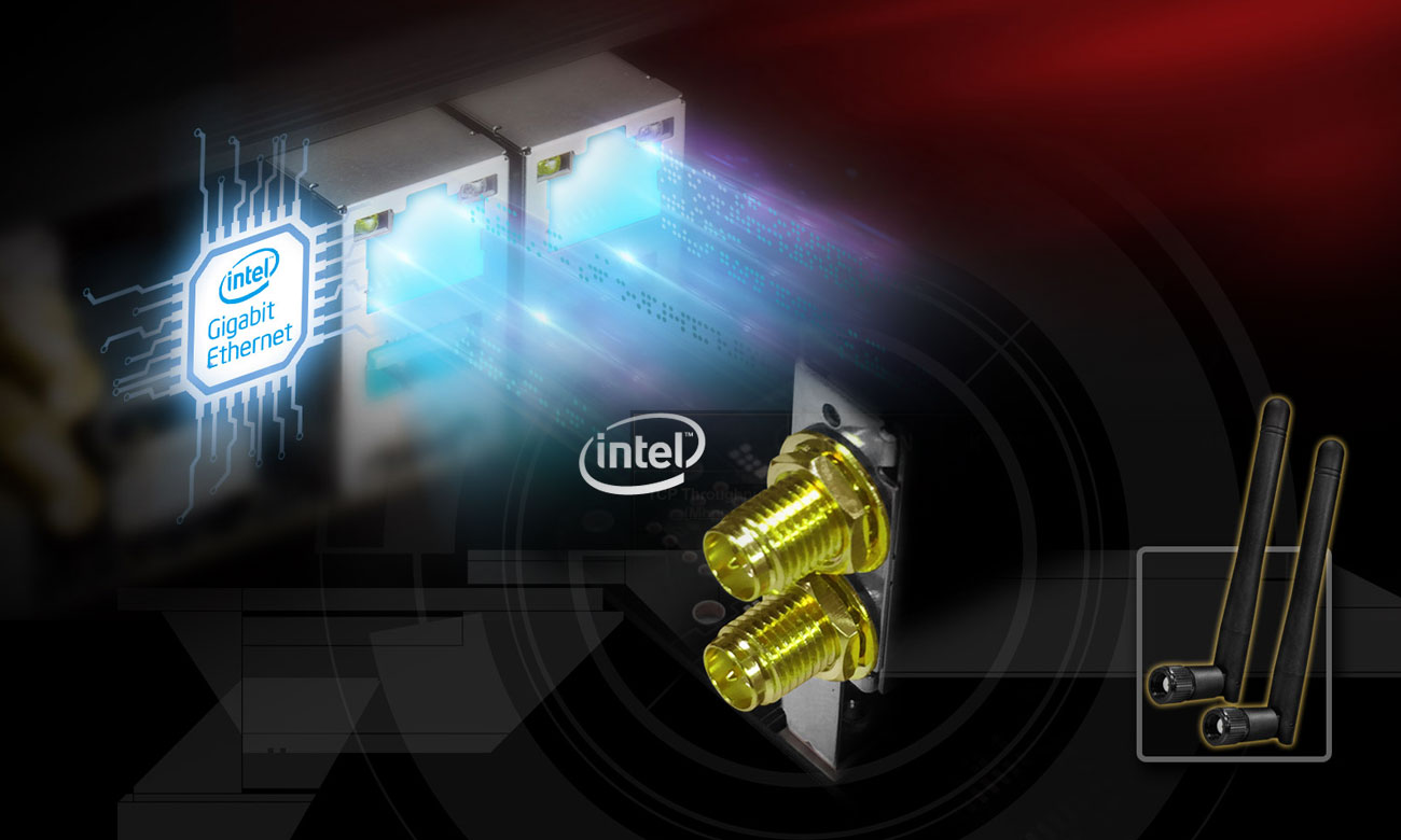 ASRock Z370M-ITX/AC Wi-Fi, LAN, Teaming