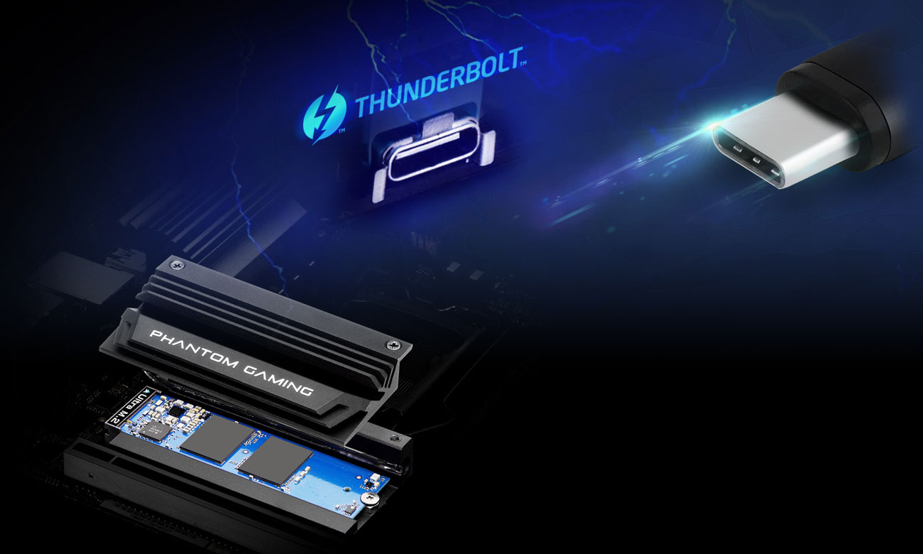 ASRock Z390 PHANTOM GAMING-ITX/AC Złącza M.2 USB-C
