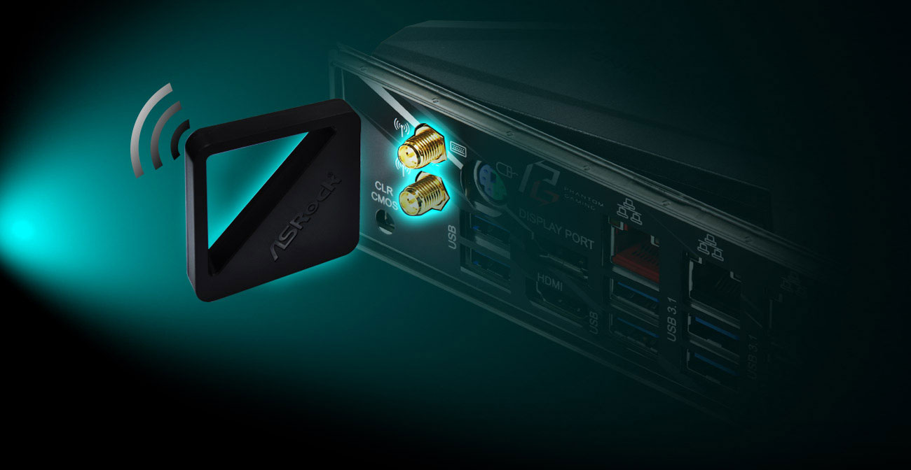 ASRock Z390 PHANTOM GAMING 9 Sieć Wi-Fi 802.11ac