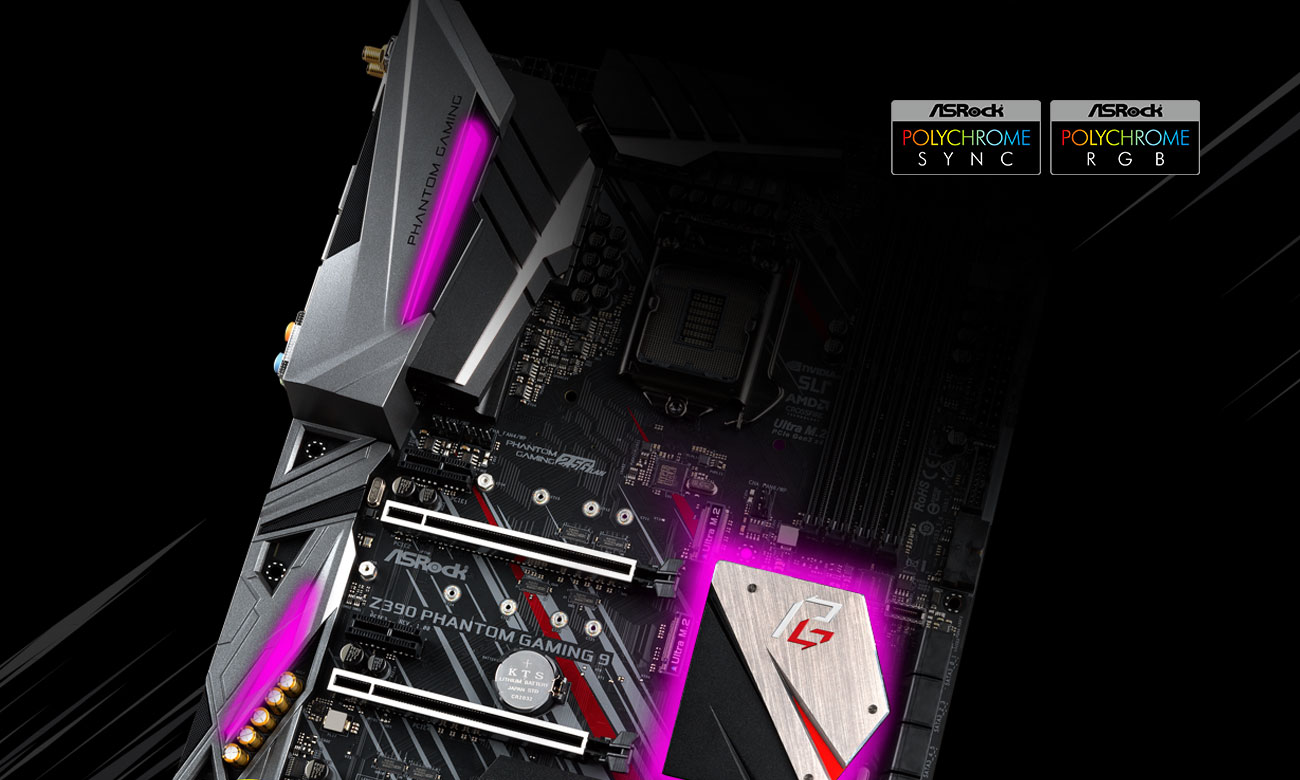 ASRock Z390 PHANTOM GAMING 9 Polychrome RGB
