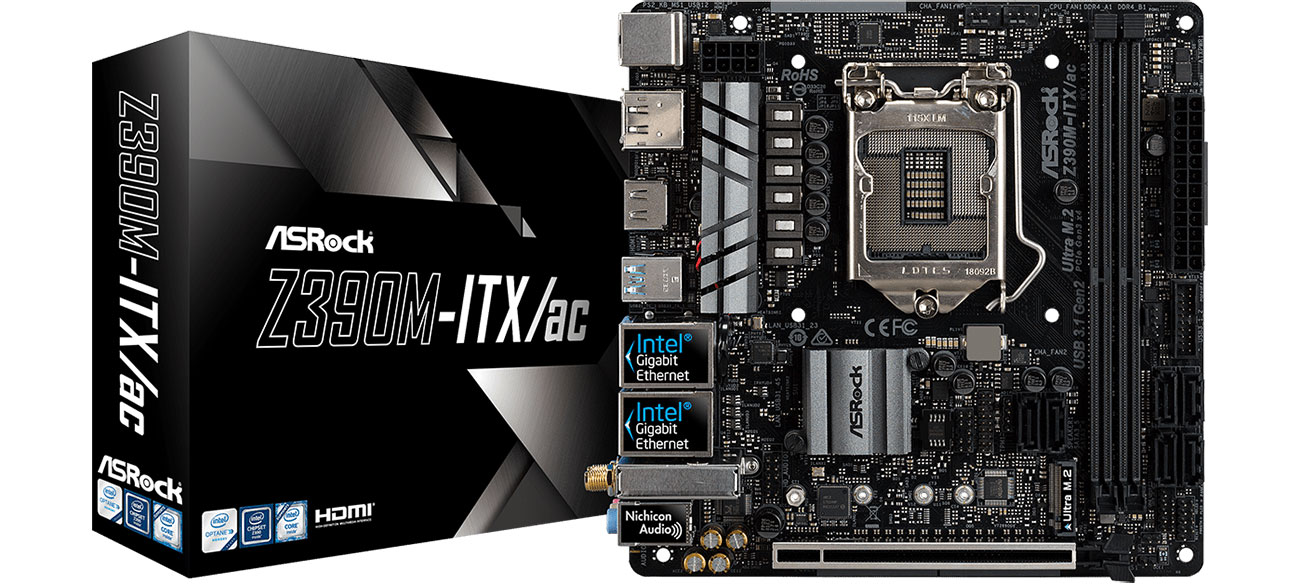 Płyta główna Socket 1151 ASRock Z390M-ITX/AC