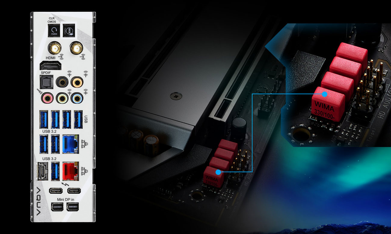 ASRock Z490 AQUA - Układ audio