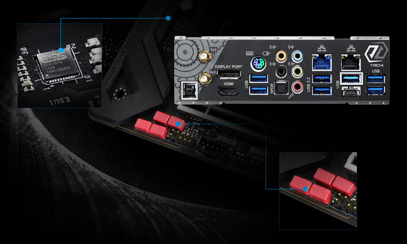 ASRock Z490 Taichi - Układ audio