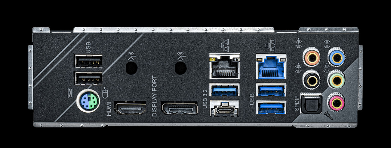 ASRock Z590 Extreme - Złącza
