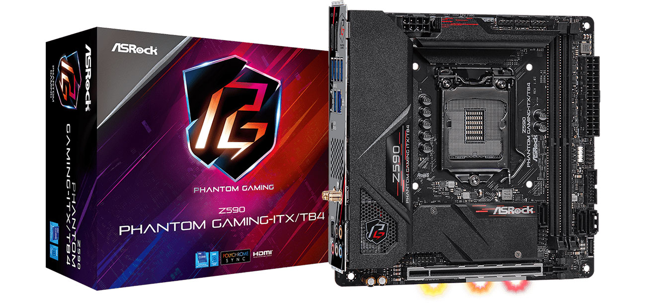 ASRock Z590 PHANTOM GAMING-ITX/TB4