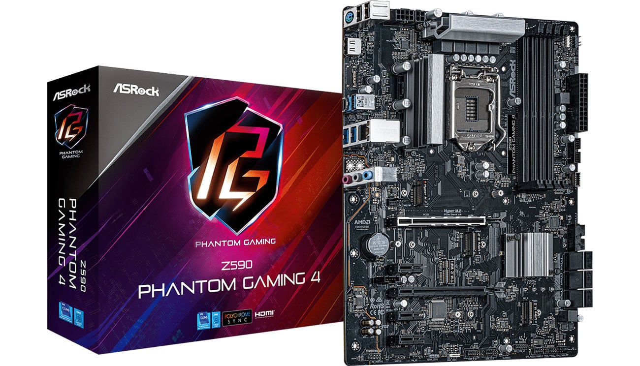 Płyta główna Socket 1200 ASRock Z590 Phantom Gaming 4/ac