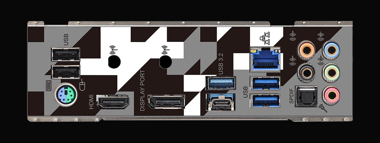 ASRock Z590 Steel Legend - Złącza