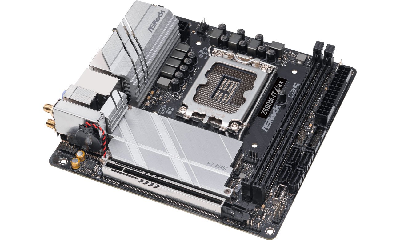 Core i7 12700k、AsRock Z690M-ITX/ax ASRock > Z690M-ITX/ax
