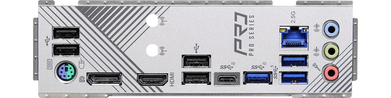 ASRock Z790 Pro RS DDR4 Porty