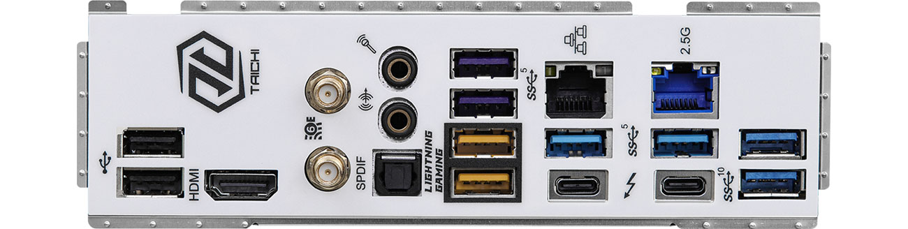 ASRock Z790 Taichi Carrara Porty