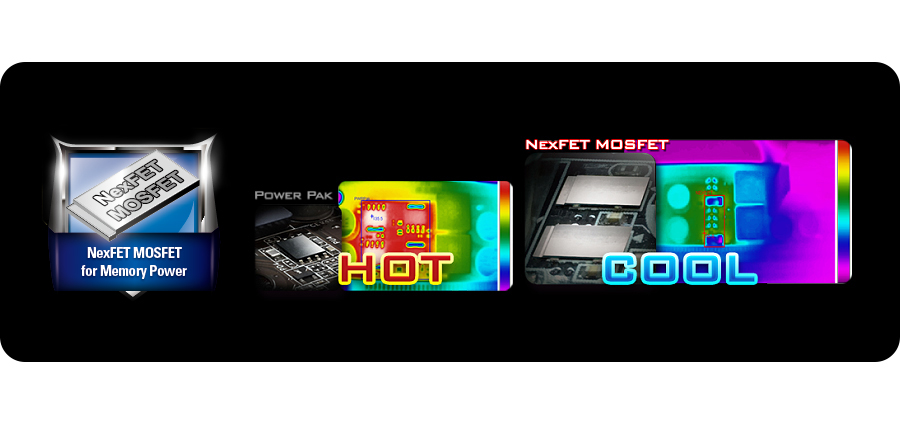 ASRock FATAL1TY Z97 KILLER/3.1 NexFET MOSFET