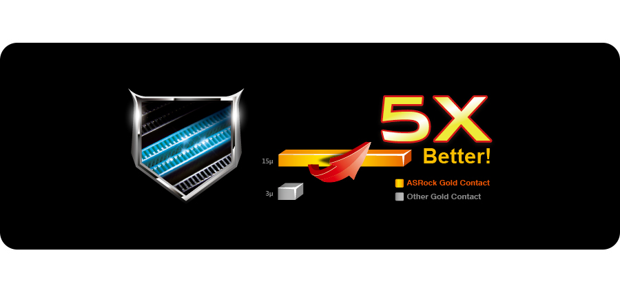 ASRock Z97 EXTREME 4/3.1 złote styki