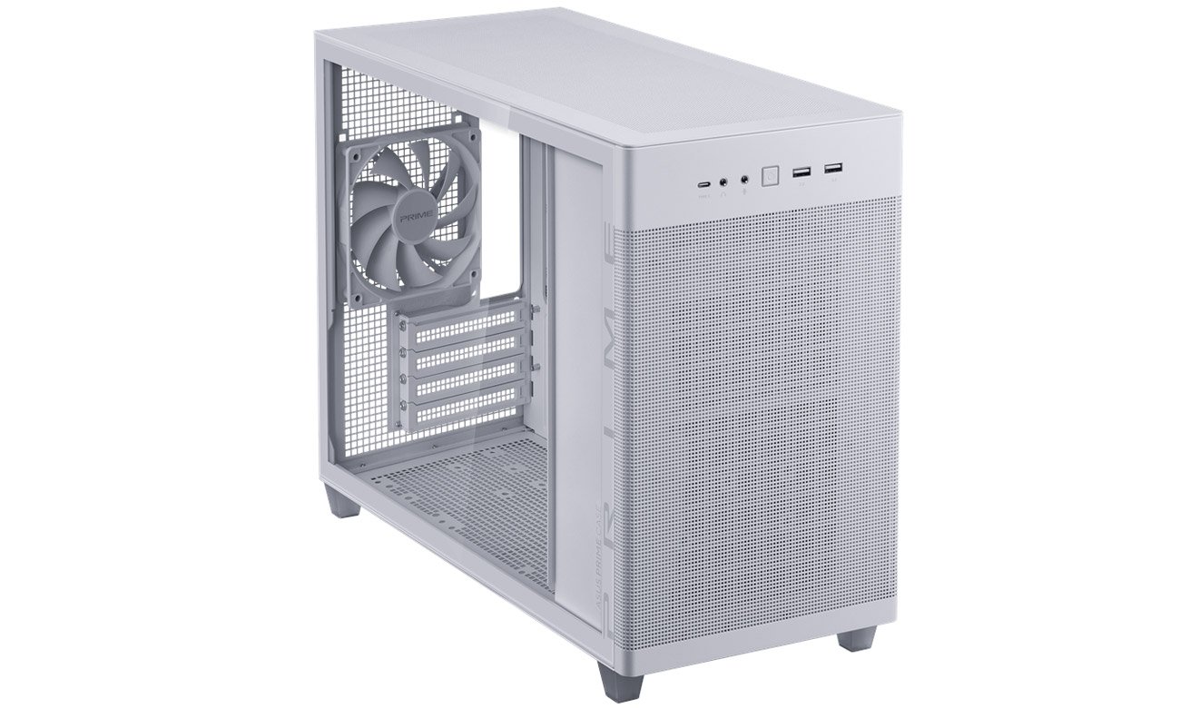 Gehäuse ASUS Prime AP201 Case TG Weiß