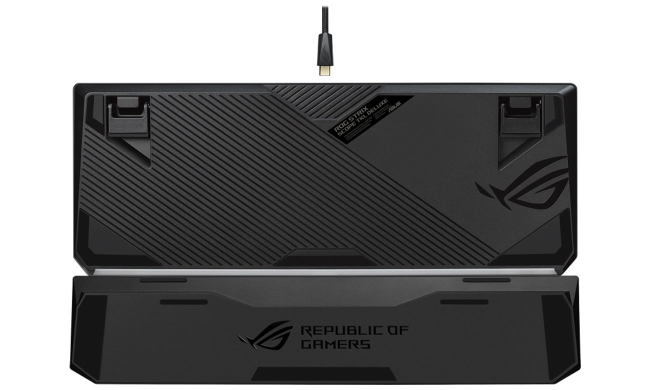 ASUS ROG Strix Scope NX TKL Deluxe widok z tyłu