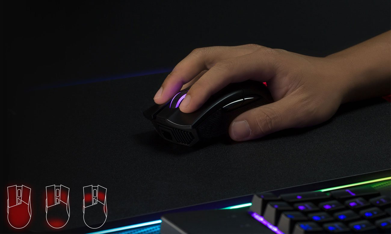 Mysz dla graczy ASUS ROG Gladius II Wireless