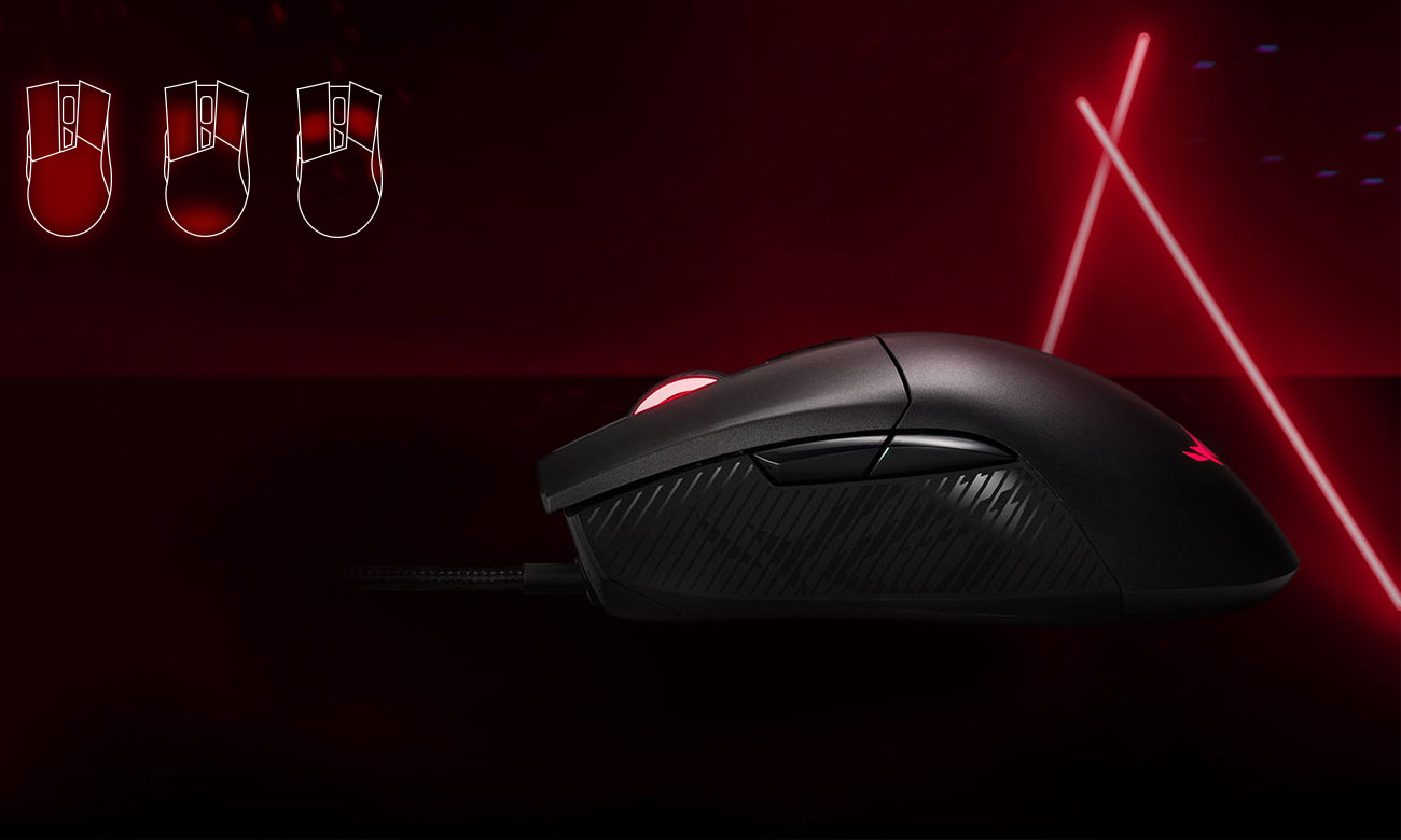 Mysz dla graczy ASUS ROG Gladius II Core