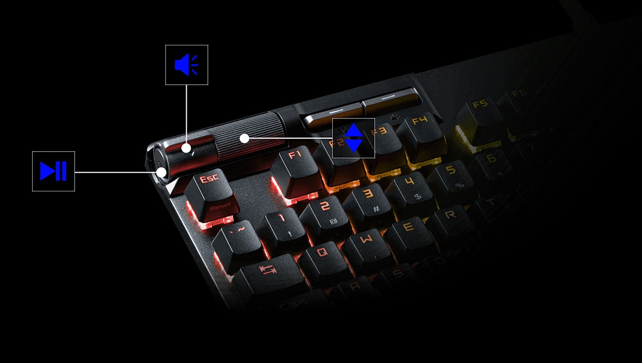 ASUS ROG STRIX FLARE II podświetlenie