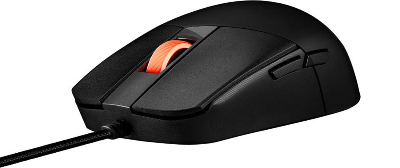 ASUS ROG STRIX IMPACT III кутовий вид спереду, бічні кнопки