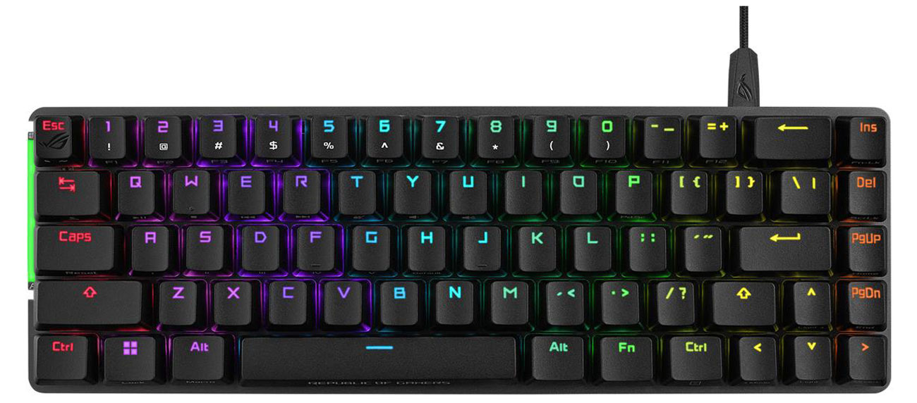 ASUS ROG Falchion Ace przełączniki RROG NX Red